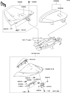 ZX1000 Сиденье