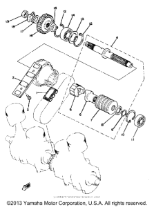 XS1100F Primary shaft - chain