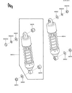 ZL600 Shock absorbers