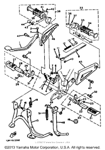 XS400K Подножки
