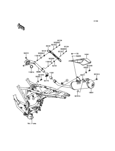 KLX150 Глушитель