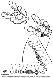 FZR600RK Клапана