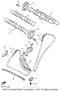 XVZ13DE Camshaft-chain