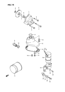 VS1400 Масляный и топливный насос