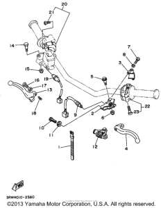 XT225FC Рулевые переключатели