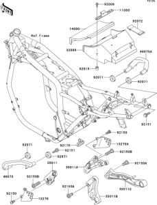 ZR1100 Короб для АКБ