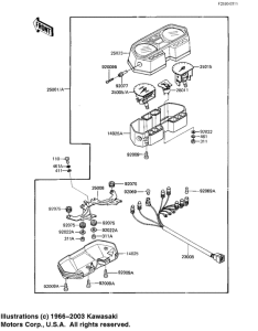 EX305 Спидометр