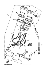 YBR125ED Измерительный прибор