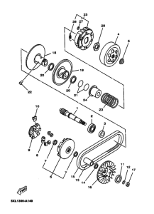 YP125E Бендикс