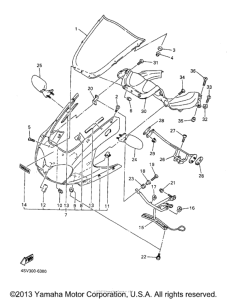 YZF1000RJ Обтекатели