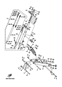 XT125X Front & rear suspension