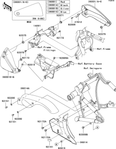 VN2000 Боковые обтекатели