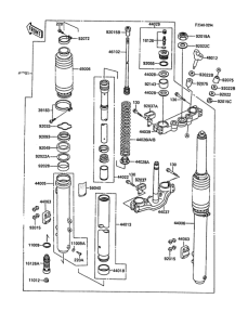 KX500 Front fork(1 / 2)