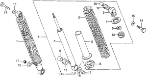 TL125 Задние амортизаторы