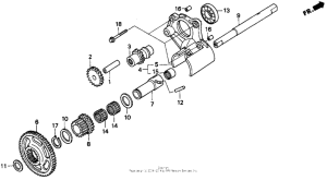 GL1500I Задняя передача
