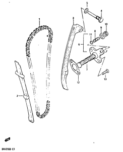 DR125 Держатель направляющей