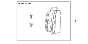 VT125 Leather backrest bag