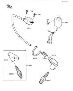 KX500 Зажигание