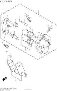 TU250 Передние тормоза