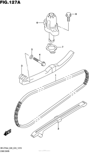 DR-Z70 Цепь ГРМ