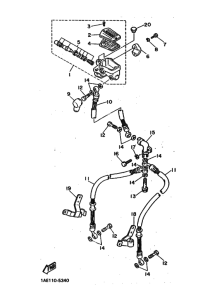  Передний тормозной цилиндр