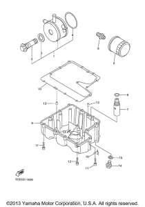 YZF-R6 Масляный фильтр