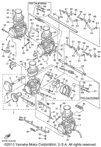 YZF600RL Карбюратор
