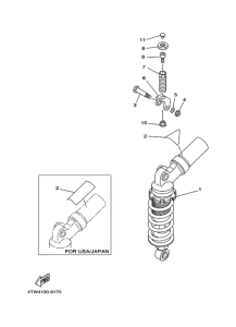 TZ250 Задняя подвеска