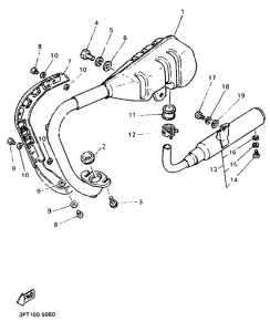 PW50 Выхлопная система
