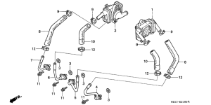 CB1000F Воздушный клапан всасывания