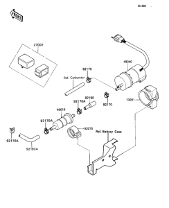 ZX1100 Топливный насос