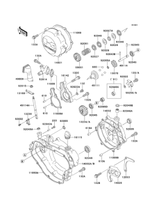 KX125 Engine cover(1 / 2)