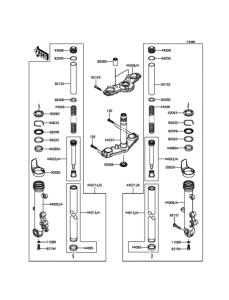 EX400 フロントフォーク
