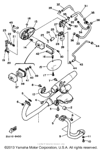 XV250 Выхлопная система