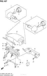 VL1500B Rear Turnsignal Lamp (Vl1500Bl4 E33)