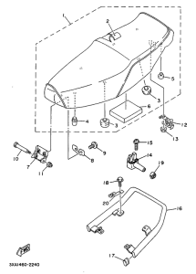 T105E Сиденье