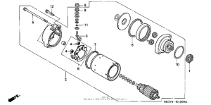 CB750 Стартер
