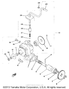 TY175C Масляный насос
