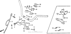 CB400 Handlebar + top bridge