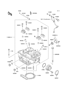 KL650 Головка цилиндров