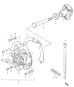 GS550 Contact breaker assy