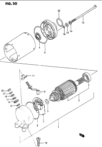 GS1100 Стартерный мотор