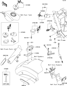 VN900 Замок зажикания