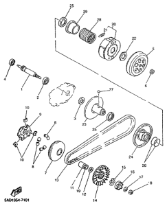 YN50R Сцепление