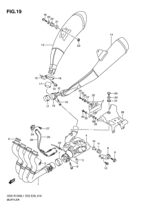 GSX-R1000 Muffler comp