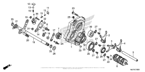  Вилка переключения передач