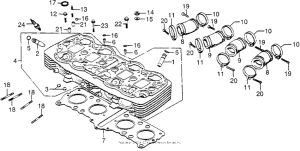 CB750 Головка цилиндров