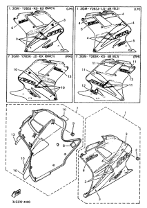 FZR1000 Обтекатель 2