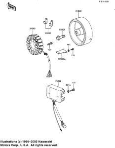 KZ1100 Generator / regulator