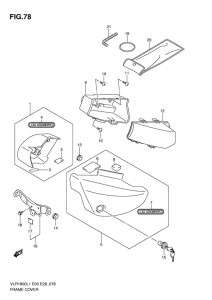 VLR1800 Обтекатель задний